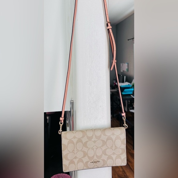 Coach Light Khaki/Faded Blush Crossbody - Picture 7 of 7